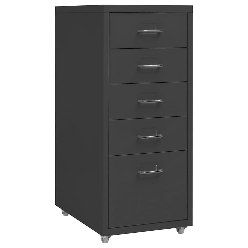 vidaXL Mobile File Cabinet 28x41x69 cm Metal