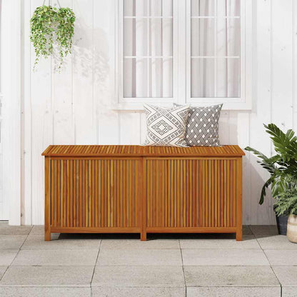Garden Storage Box Solid Acacia Wood 175 cm