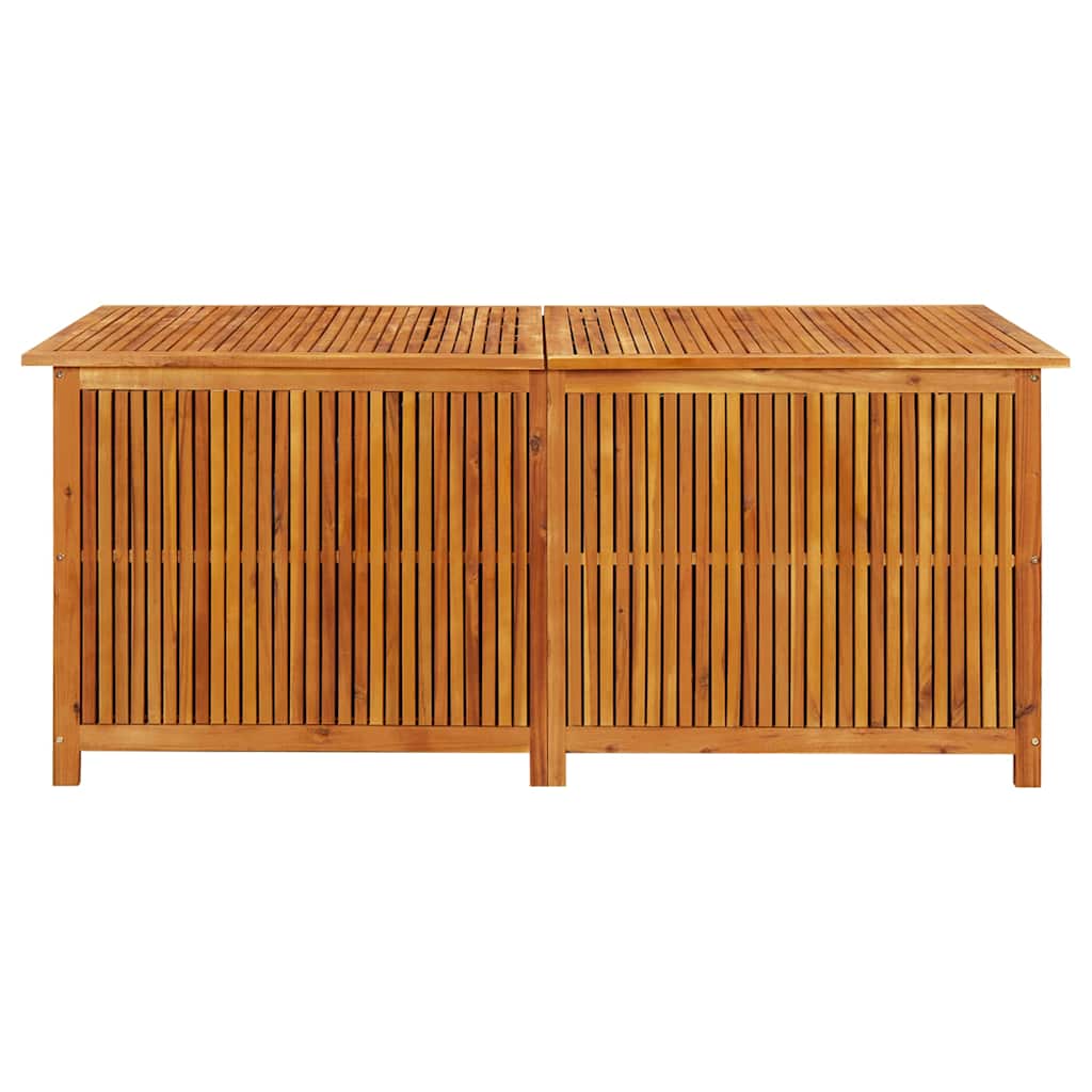 Garden Storage Box Solid Acacia Wood 175 cm