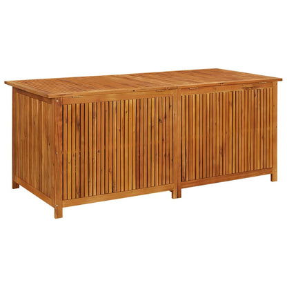Garden Storage Box Solid Acacia Wood 175 cm