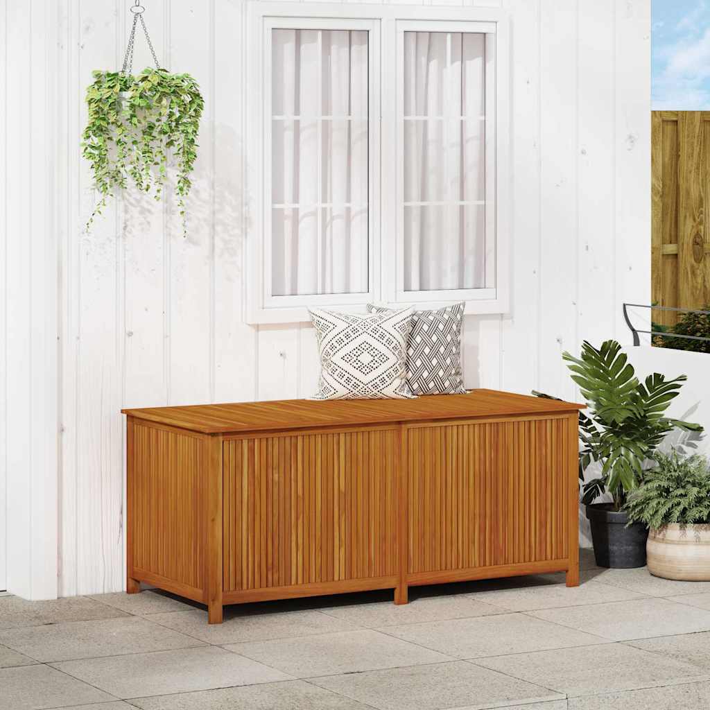 Garden Storage Box Solid Acacia Wood 175 cm