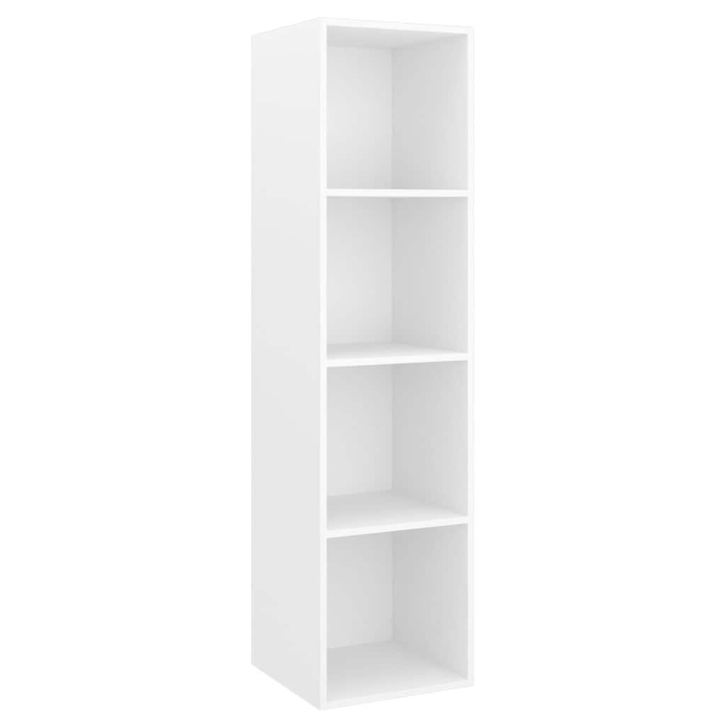 5 Piece TV Cabinet Set Engineered Wood White