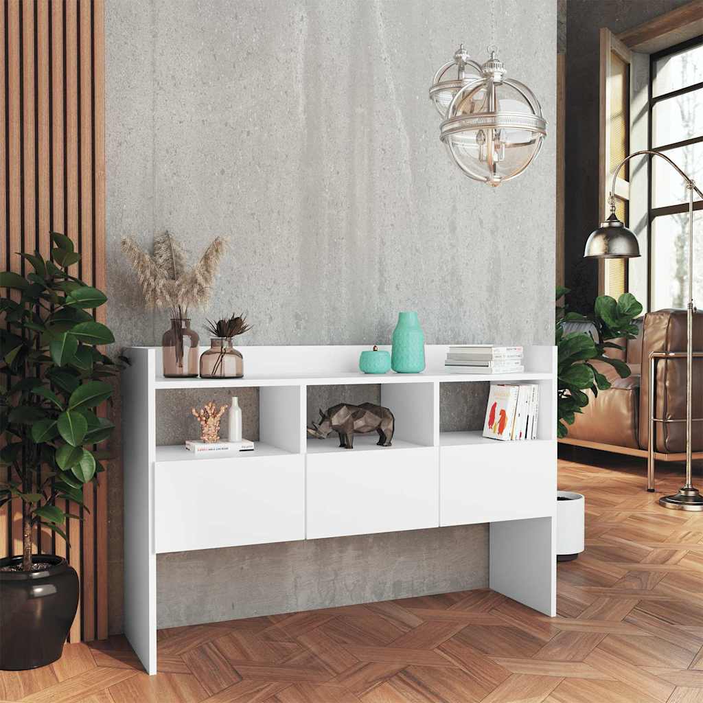 Sideboard 105x30x70 cm Engineered Wood White