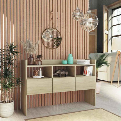 Sideboard 105x30x70 cm Engineered Wood Sonoma oak