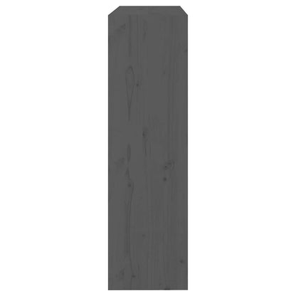 Book Cabinet/Room Divider 80x30x103,5 cm Solid Wood Pine Grey 103.5 cm