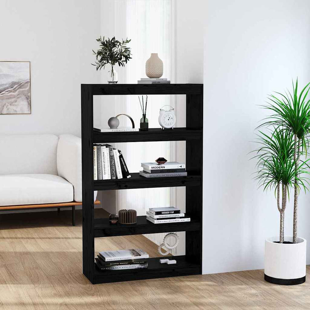 vidaXL Book Cabinet/Room Divider 80x30x103.5 cm Solid Wood Pine