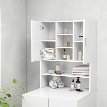 Washing Machine Cabinet 70,5x25,5x90 cm White