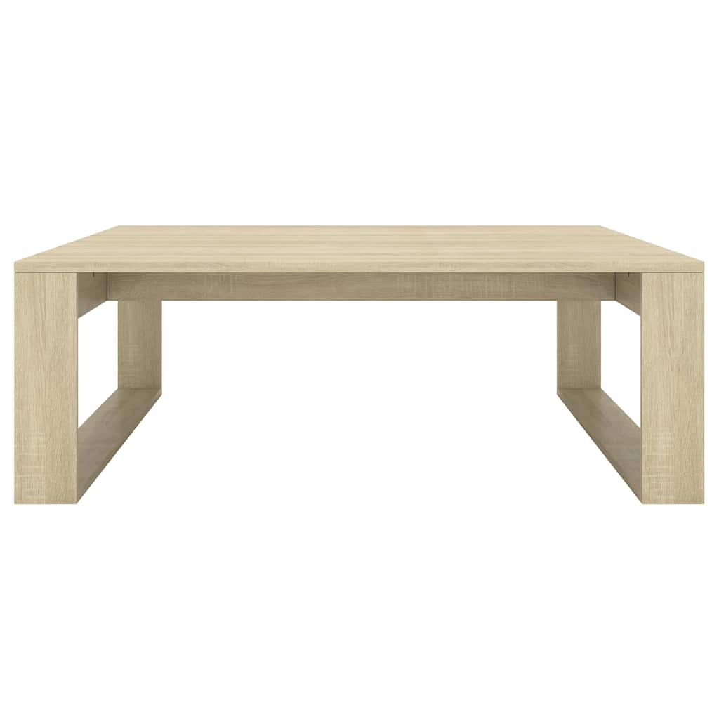 Coffee Table 100x100x35 cm Engineered Wood Sonoma oak