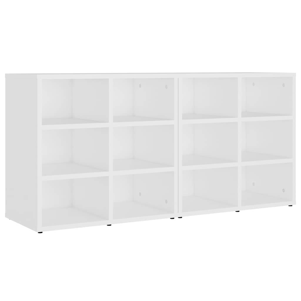 Shoe Cabinets 52.5x30x50 cm 2 pcs White