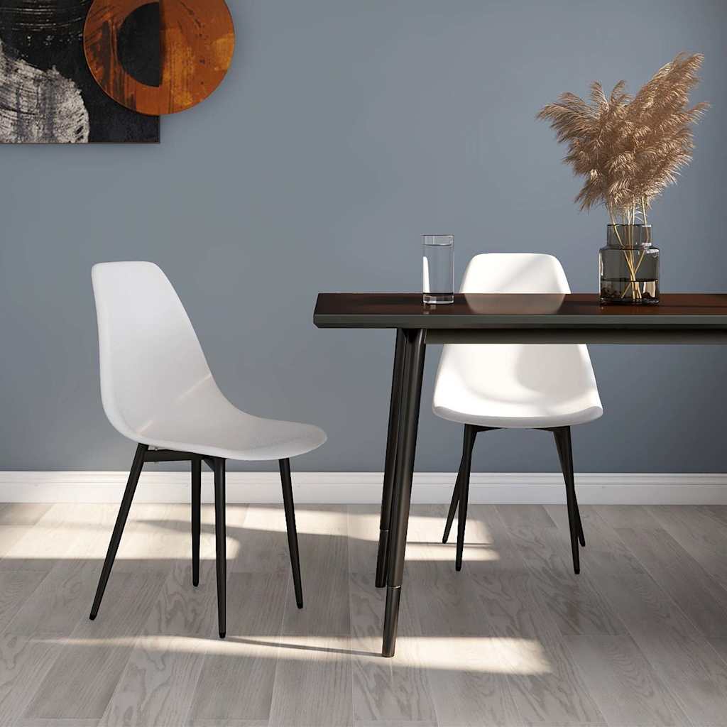 Dining Chairs PP White 2