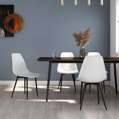 Dining Chairs PP White 4