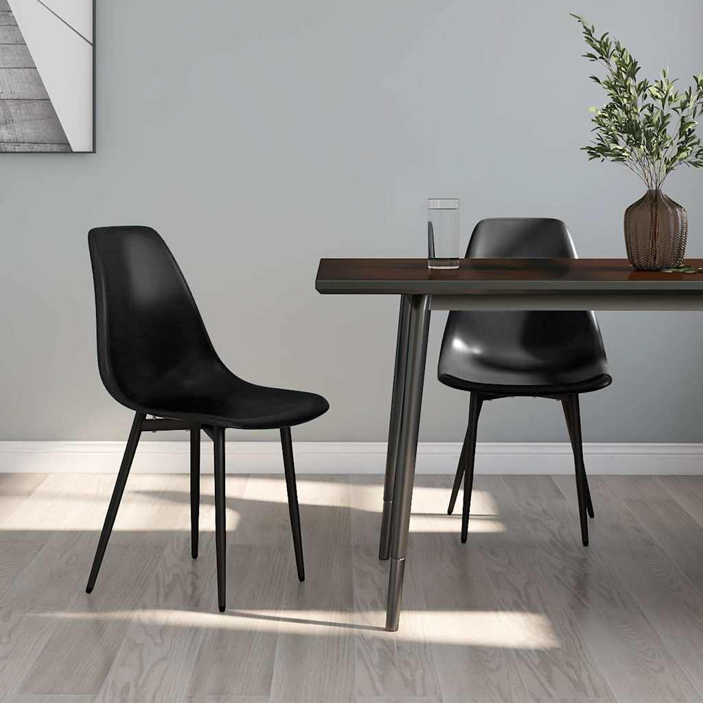 Dining Chairs PP Black 2