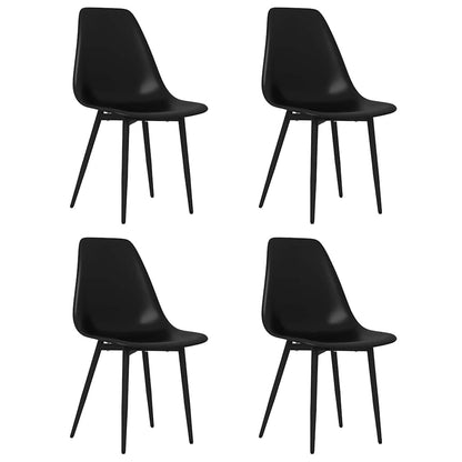 Dining Chairs PP Black 4