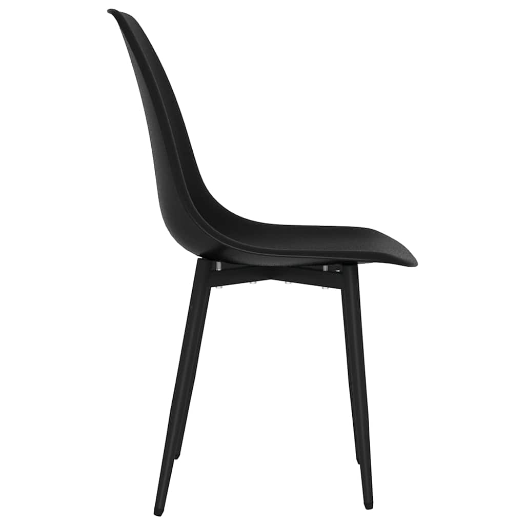 Dining Chairs PP Black 4