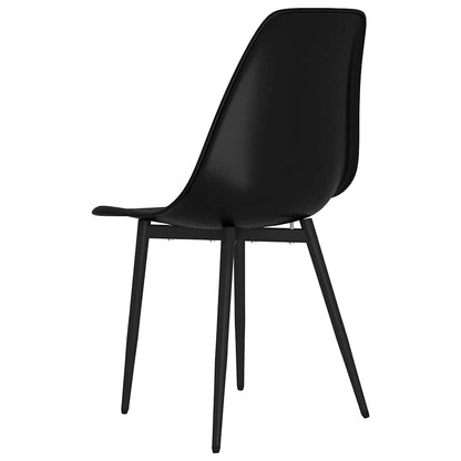 Dining Chairs PP Black 4