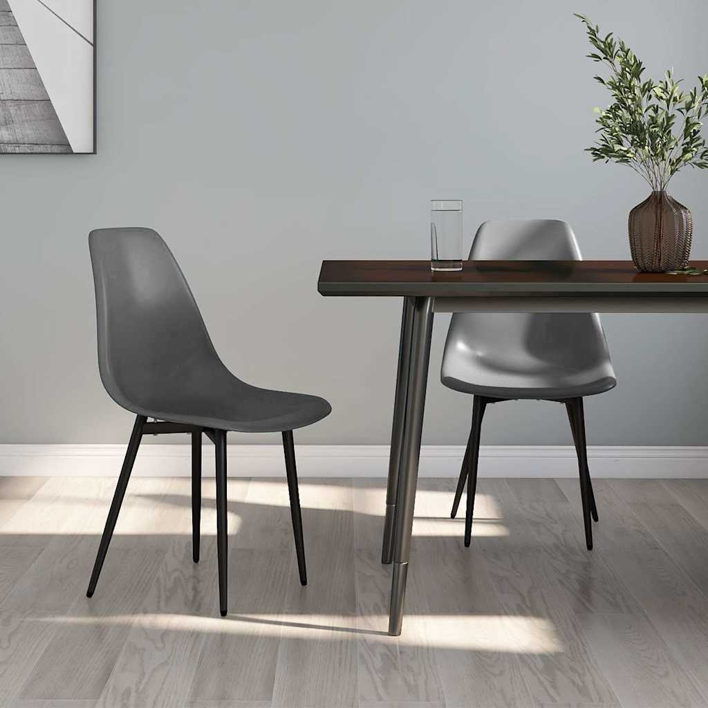 Dining Chairs PP Grey 2