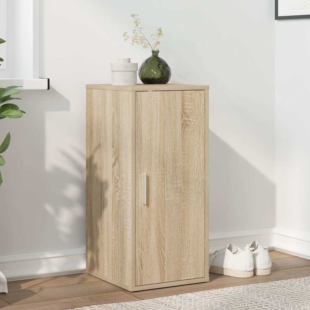 Shoe Cabinet 32x35x70 cm Engineered Wood Sonoma oak Shoe cabinet with door