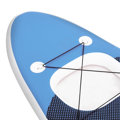 vidaXL Inflatable Stand Up Paddle Board Set Sea Blue 360x81x10 cm