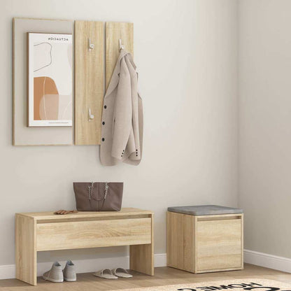Hallway Furniture Set Engineered Wood Sonoma oak