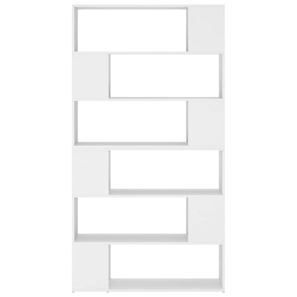 Book Cabinet Room Divider 100x24x188 cm White