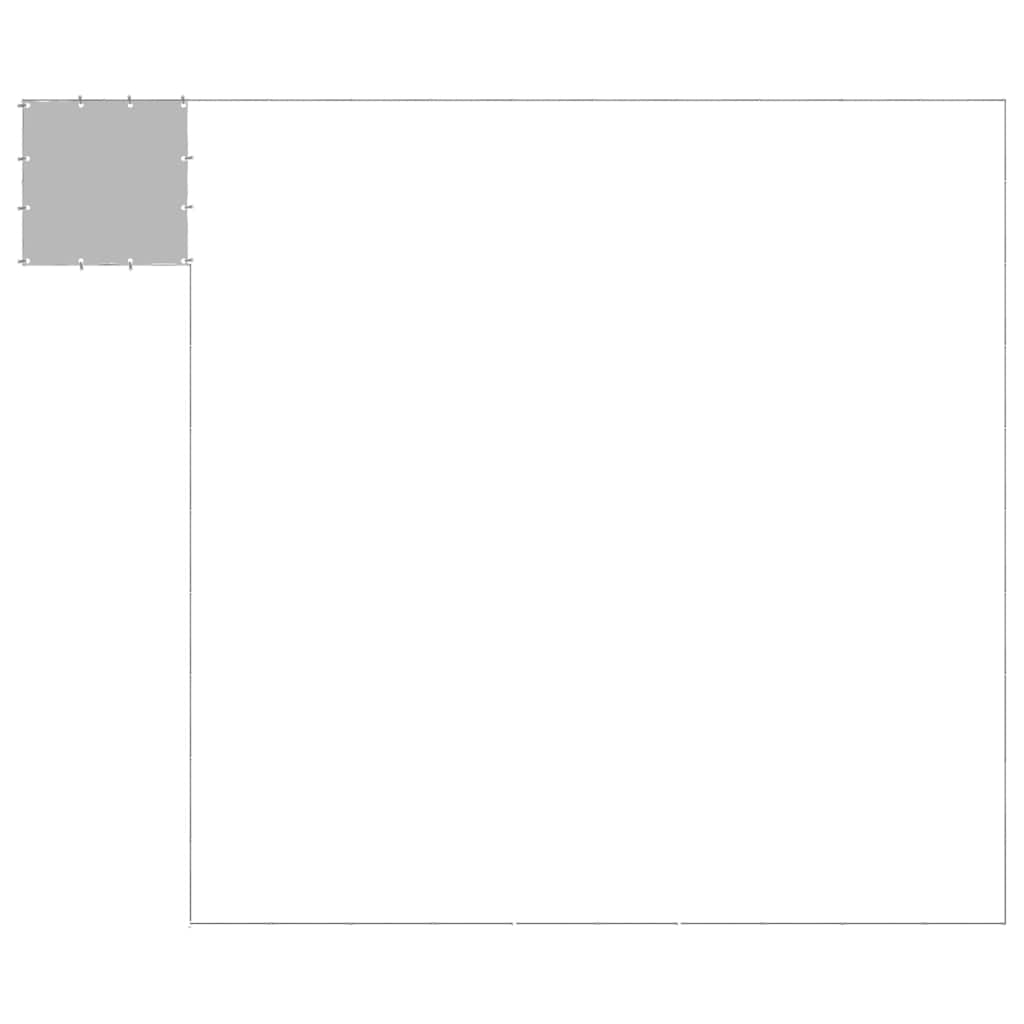 vidaXL Dog Kennel | Silver, Silver Grey | Polyethylene, Powder-Coated Steel 4
