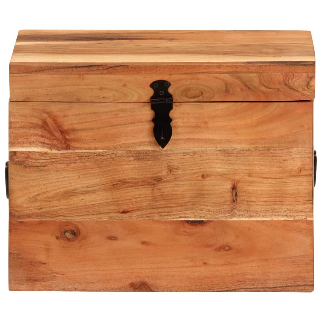 vidaXL Storage Box 39x28x31 cm Solid Wood Acacia