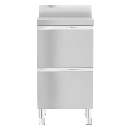 Commercial Kitchen Cabinets Stainless Steel Cabinets + cabinet with 2 drawers 3