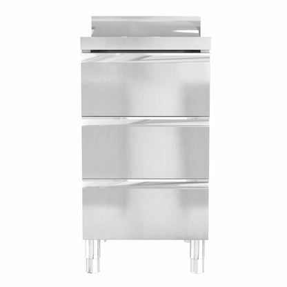vidaXL Commercial Kitchen Cabinets 2 pcs Stainless Steel 3