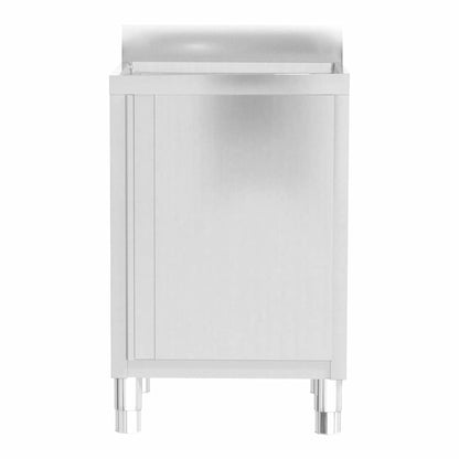 vidaXL Commercial Kitchen Cabinets 2 pcs Stainless Steel 5