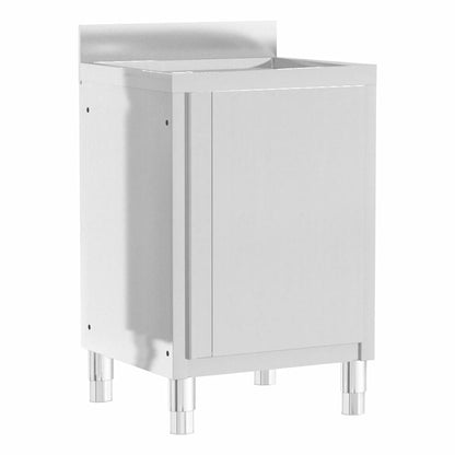 vidaXL Commercial Kitchen Cabinets 2 pcs Stainless Steel 6