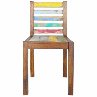 vidaXL Dining Chairs 6 pcs Solid Reclaimed Wood 3