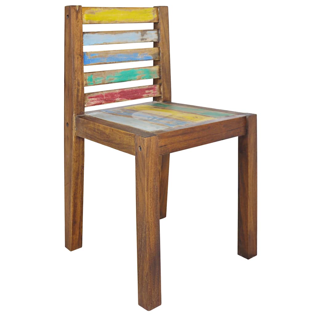 vidaXL Dining Chairs 6 pcs Solid Reclaimed Wood 4