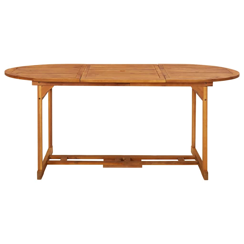 vidaXL 7 Piece Garden Dining Set 180x90x75 cm Solid Wood Acacia 6