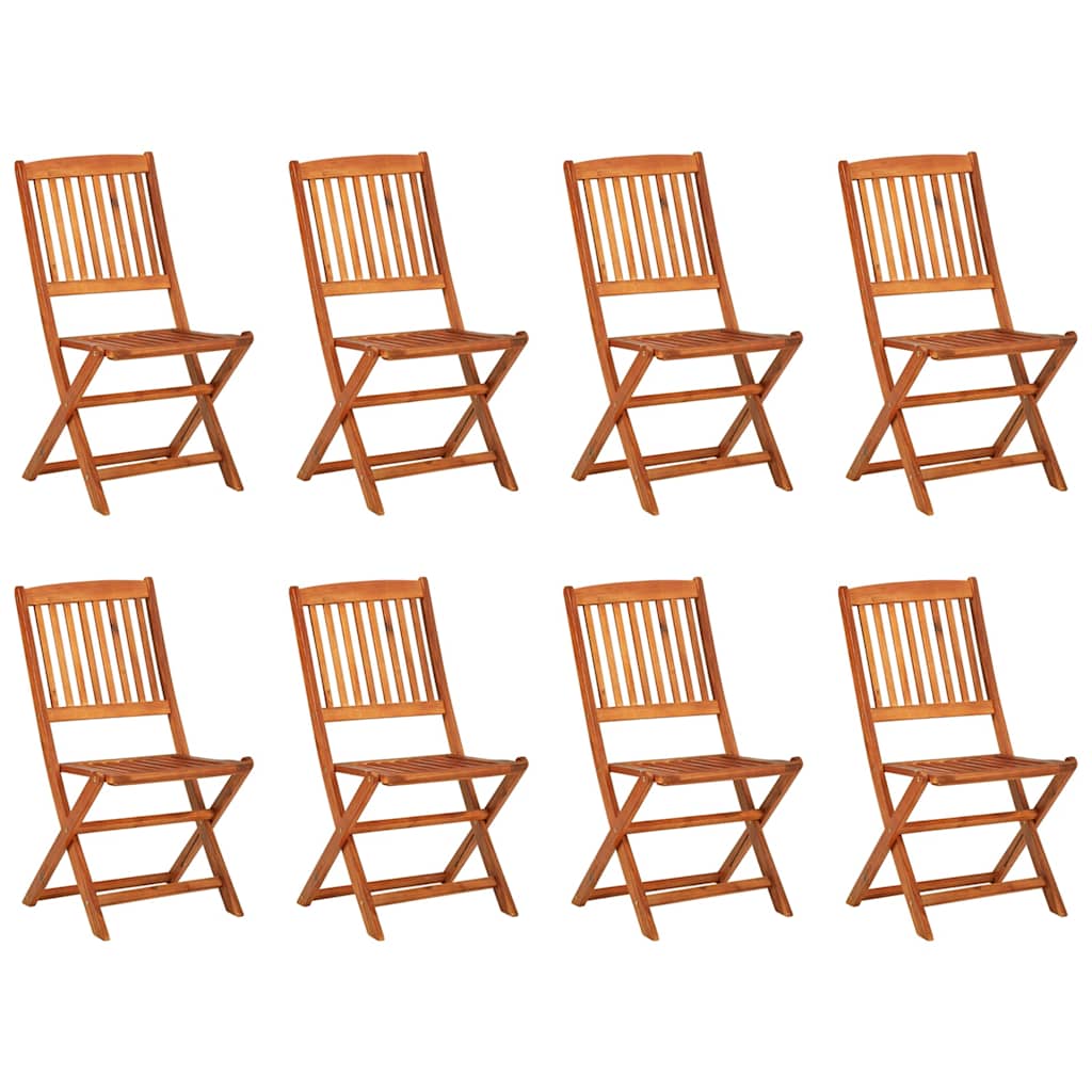 vidaXL 9 Piece Garden Dining Set 180x90x75 cm Solid Wood Acacia 3