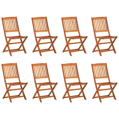 vidaXL 9 Piece Garden Dining Set 180x90x75 cm Solid Wood Acacia 3