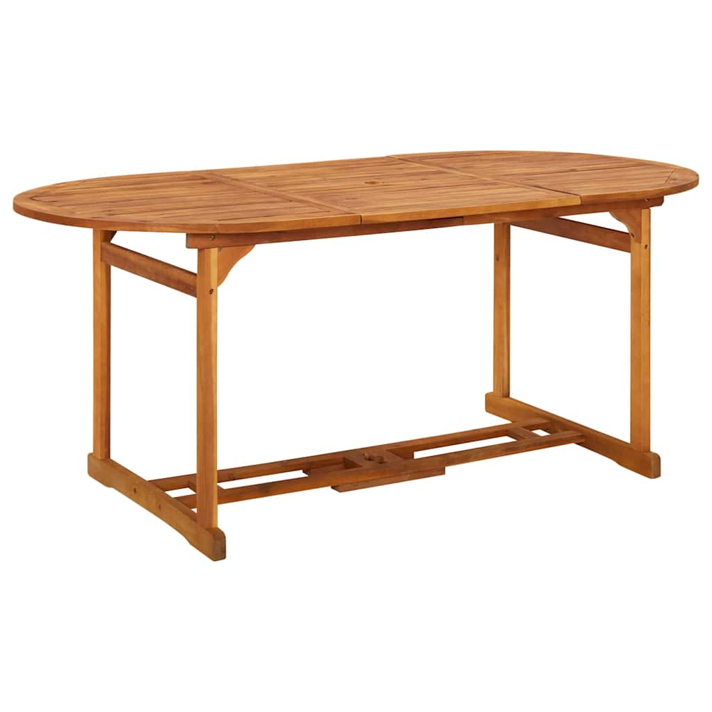 vidaXL 9 Piece Garden Dining Set 180x90x75 cm Solid Wood Acacia 6