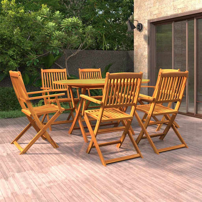 vidaXL 7 Piece Garden Dining Set Solid Wood Acacia 1