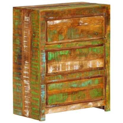 vidaXL Drawer Cabinet Multicolour 60x33x75 cm Solid Wood Reclaimed