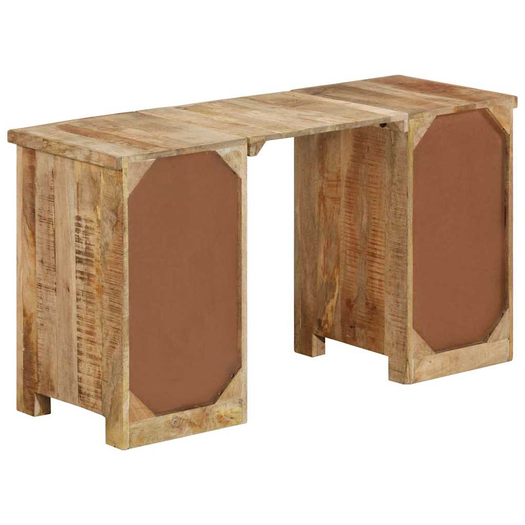 338209 vidaXL Pedestal Desk Solid Wood Mango 140x50x77 cm 4