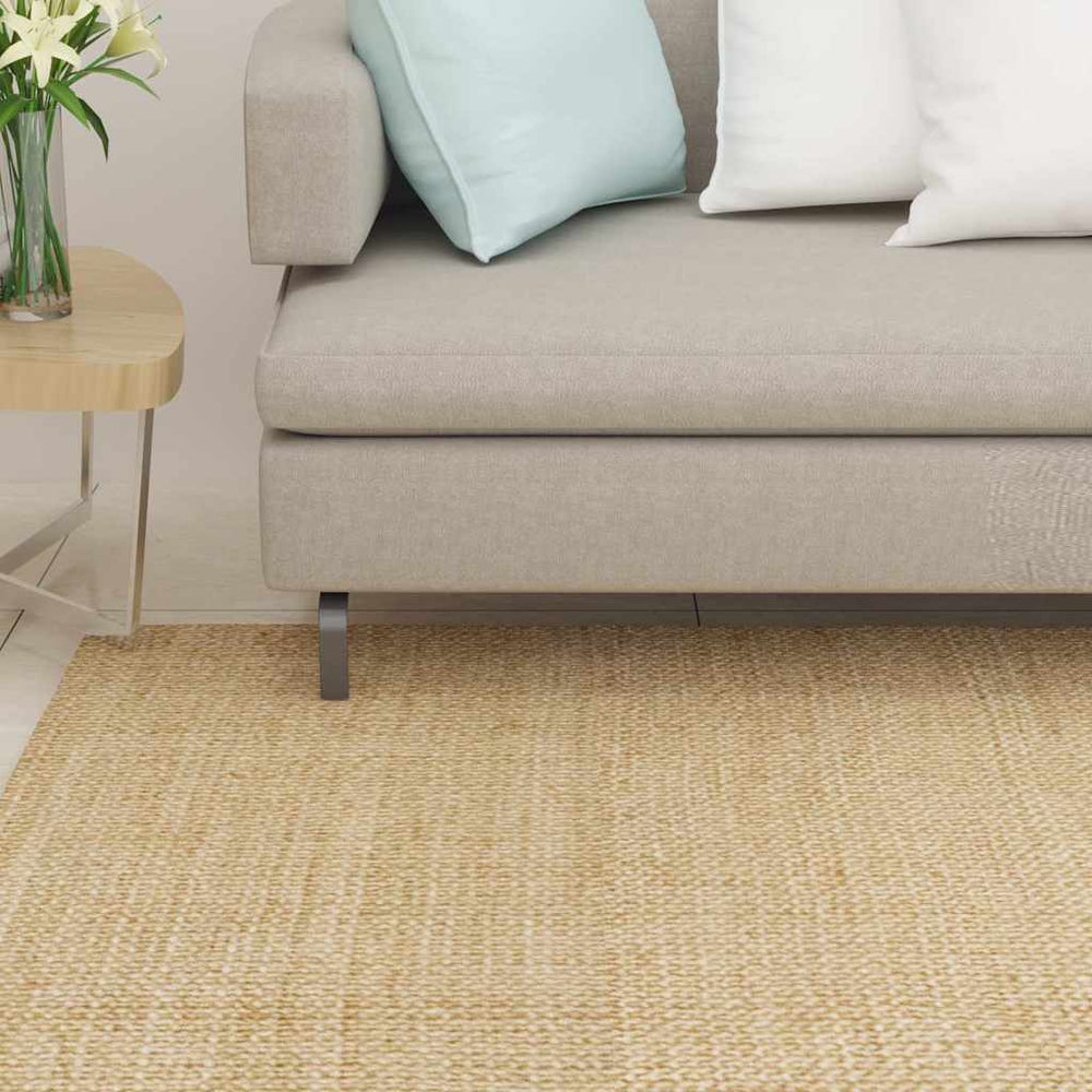 vidaXL Rug Natural Sisal