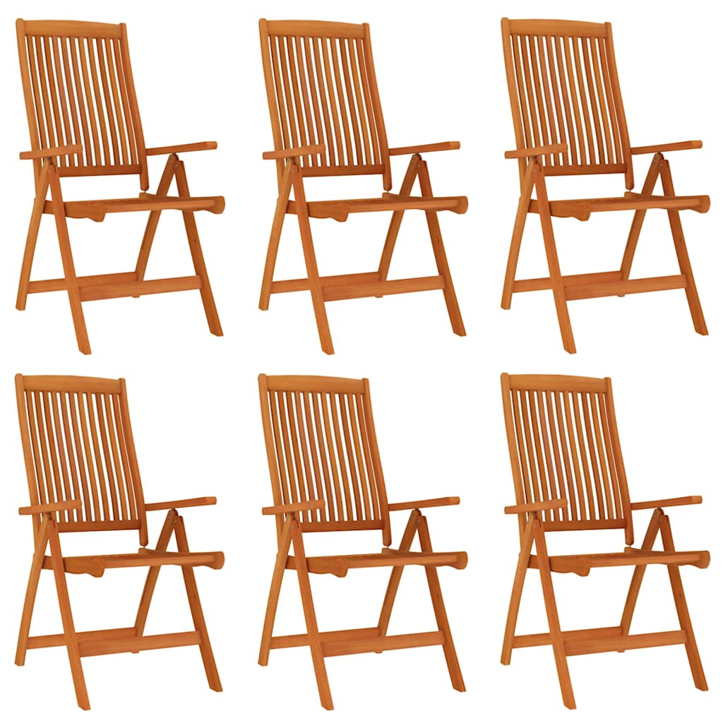 vidaXL 7 Piece Garden Dining Set Solid Wood Eucalyptus 4