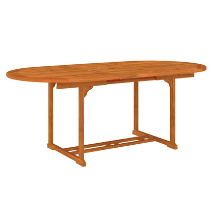 vidaXL 7 Piece Garden Dining Set Solid Wood Eucalyptus 6