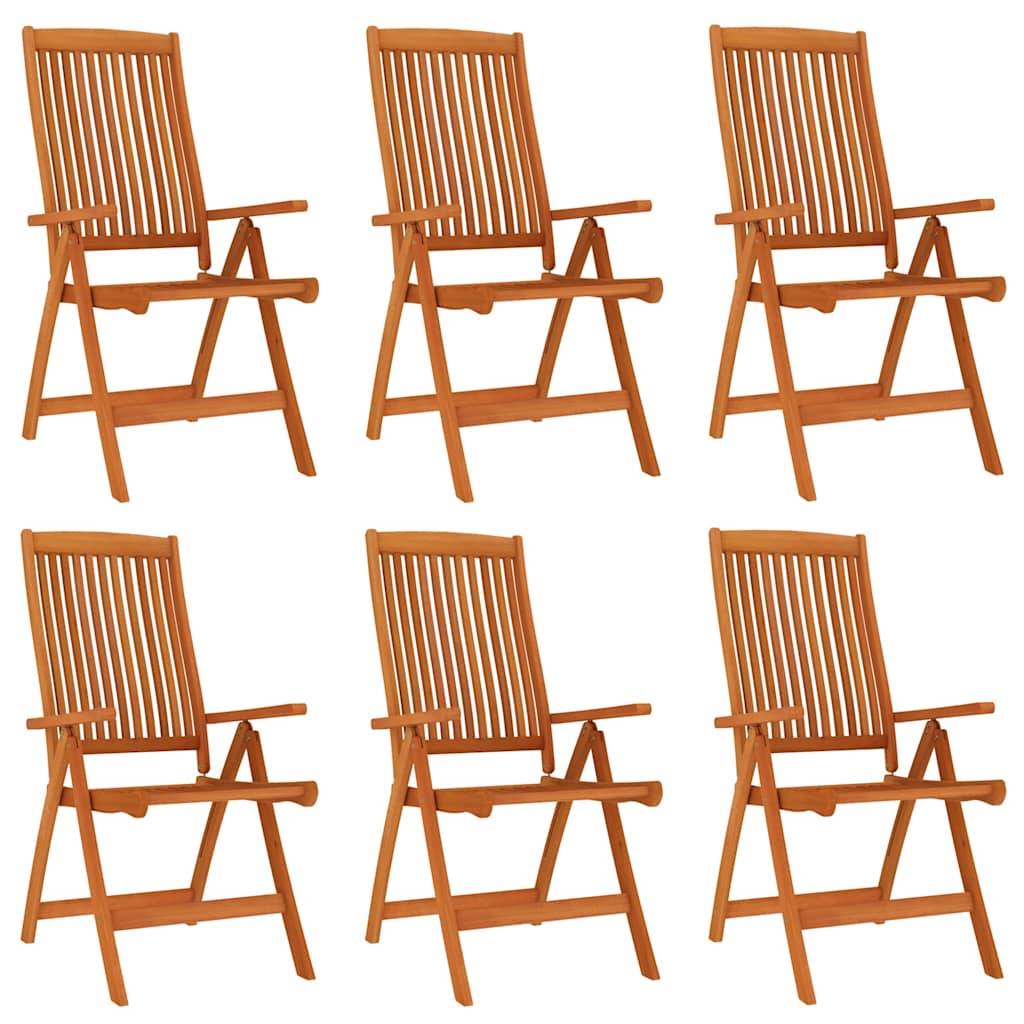 vidaXL 7 Piece Garden Dining Set Solid Wood Eucalyptus 4