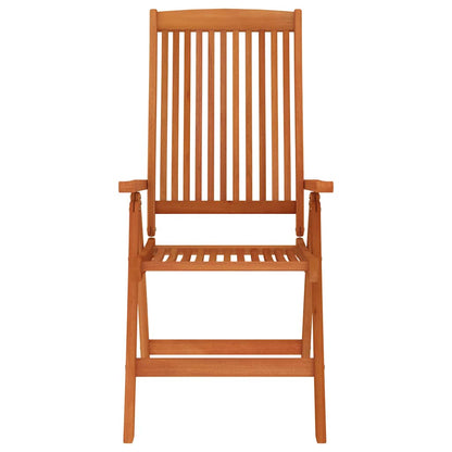vidaXL Folding Chairs 8 pcs Solid Wood Eucalyptus 4