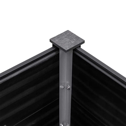 vidaXL Garden Raised Bed 300x100x91 cm WPC Grey 5