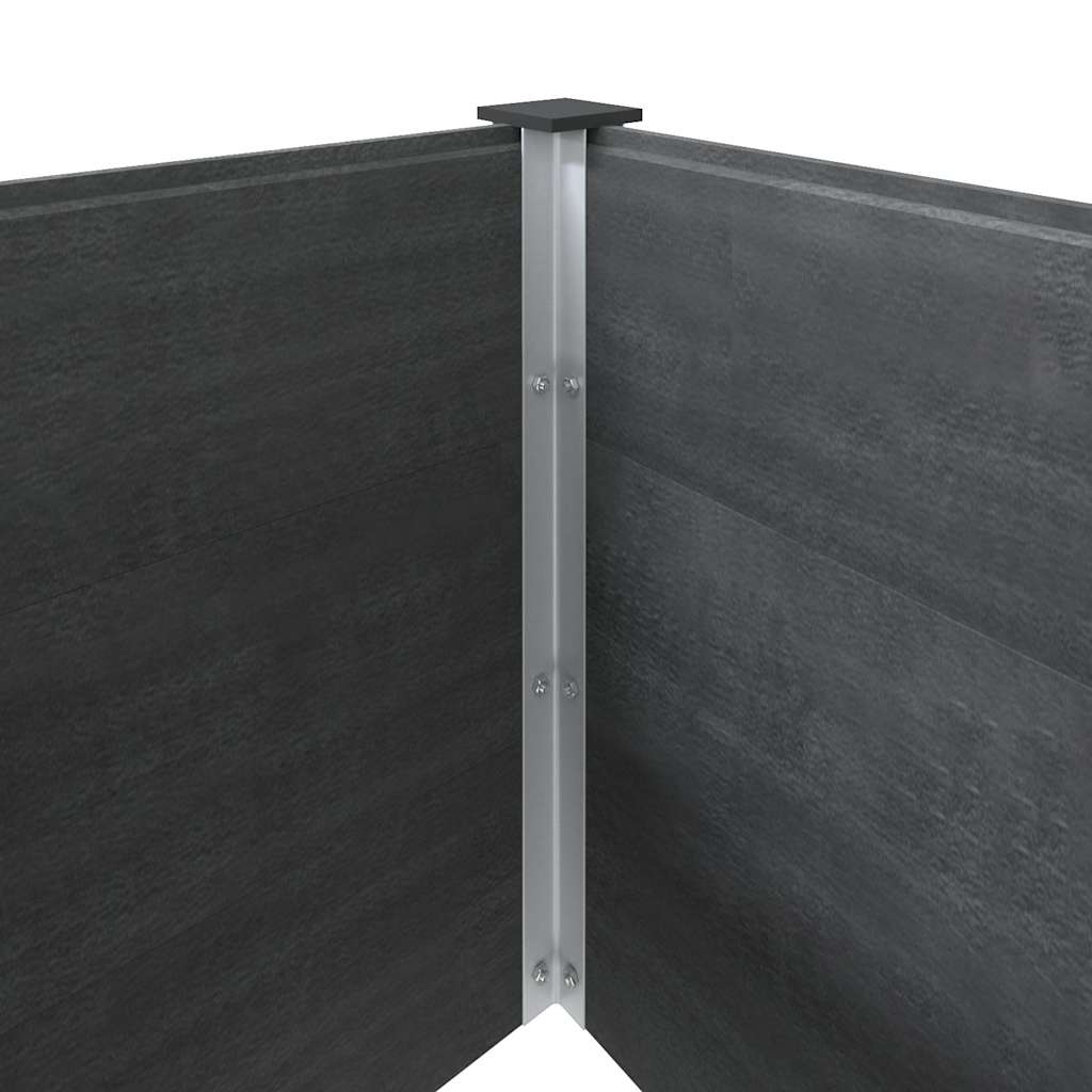 vidaXL Garden Raised Bed 300x100x91 cm WPC Grey 6