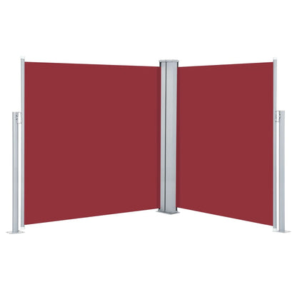 vidaXL Retractable Side Awning Red 160x600 cm