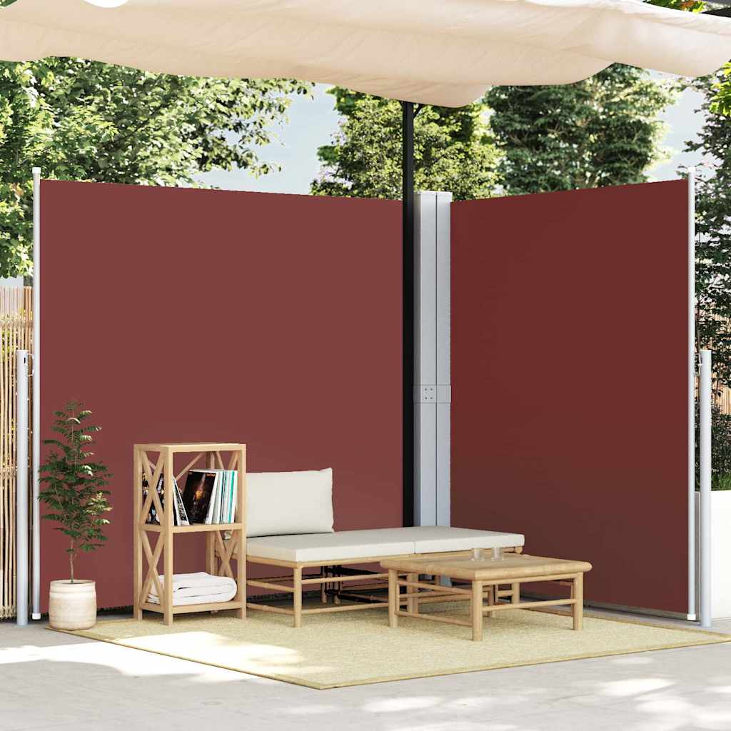 Retractable Side Awning Brown 100 x 600 cm – 200 x 1200 cm 200 x 600 cm