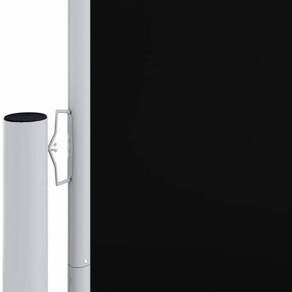 Retractable Side Awning Black 100 x 600 cm – 220 x 600 cm 117 x 1200 cm