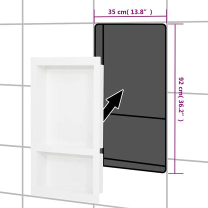 Shower Niche Matt Width 41 cm 69 cm